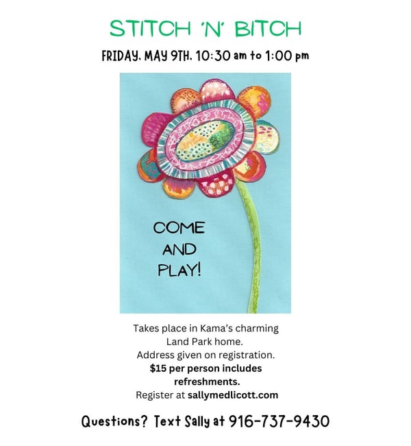 Image of Stitch & Bitch Friday, May 11th, 2025