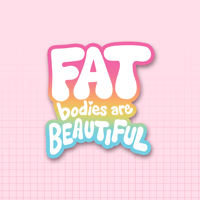 Image 1 of Fat Bodies Are Beautiful Sticker