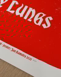 Image 4 of Heavy Lungs | 50x70 cm Screen print