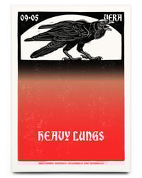 Image 1 of Heavy Lungs | 50x70 cm Screen print