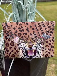 Image 1 of Large Lion Soft Laptop/Ipad Pouch
