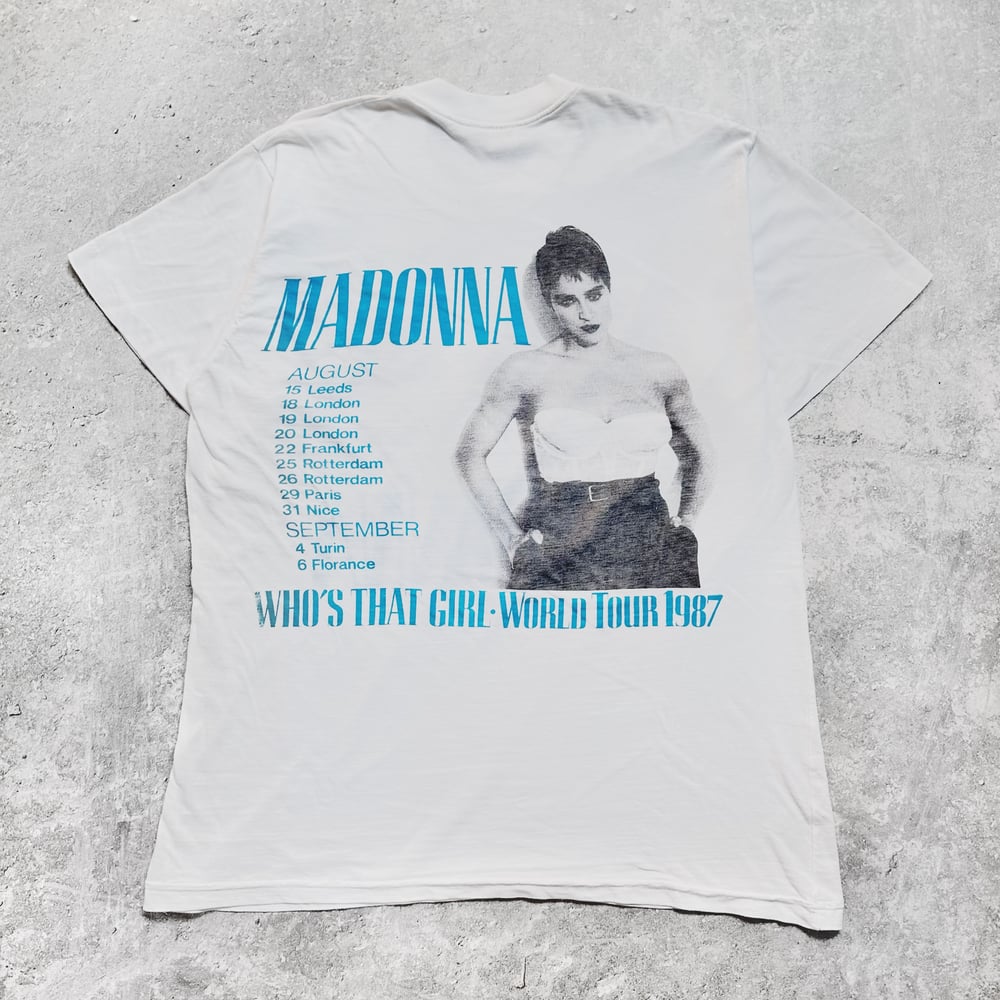 Madonna 1987 ‘Who’s That Girl’ White T-Shirt