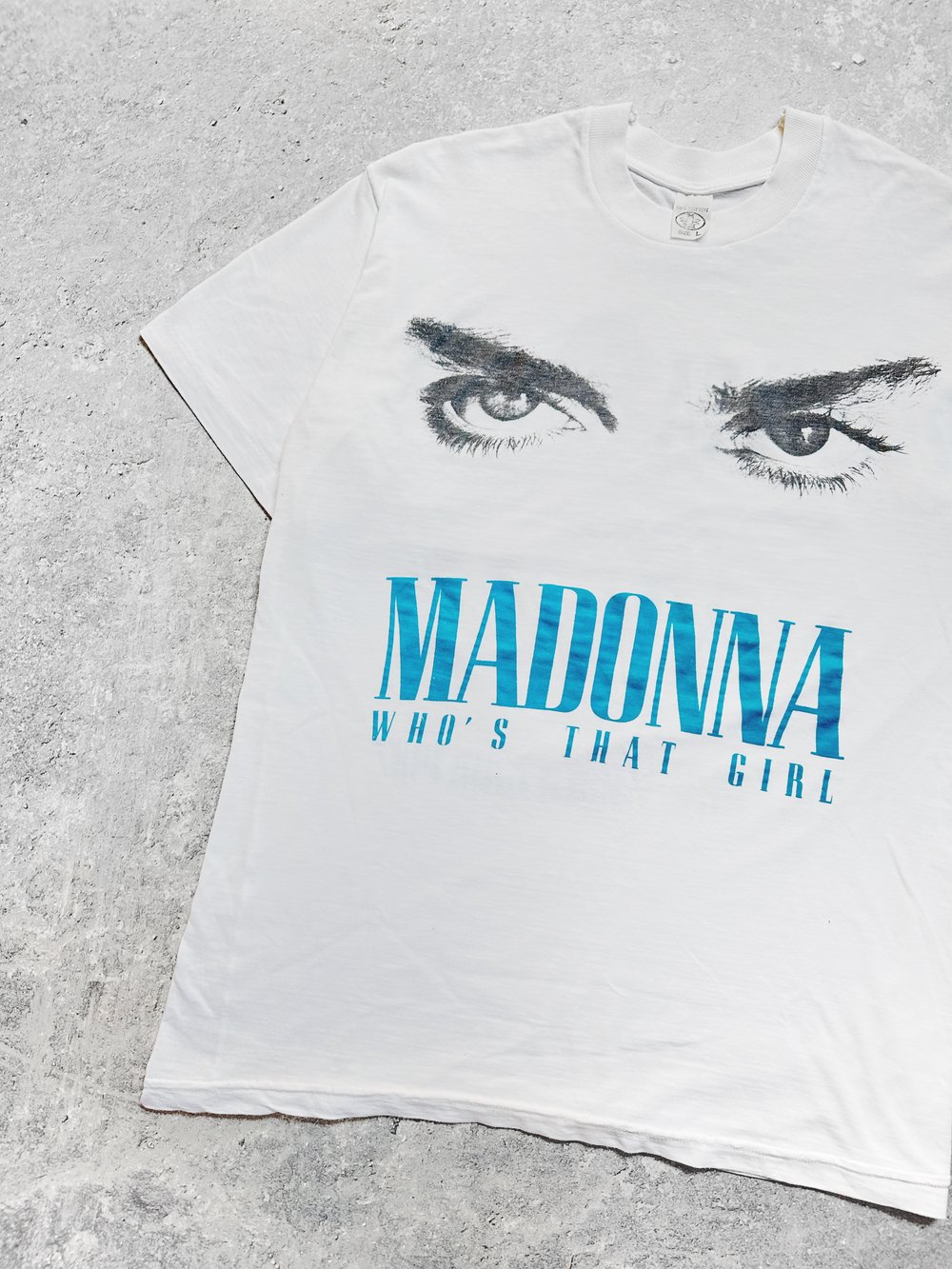 Madonna 1987 ‘Who’s That Girl’ White T-Shirt