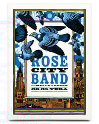 Image 1 of Rose City Band | 50x70 cm Screen print