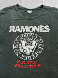 Image 4 of *Rare* Ramones 1980’s ‘Non Stop World Tour’ T-Shirt