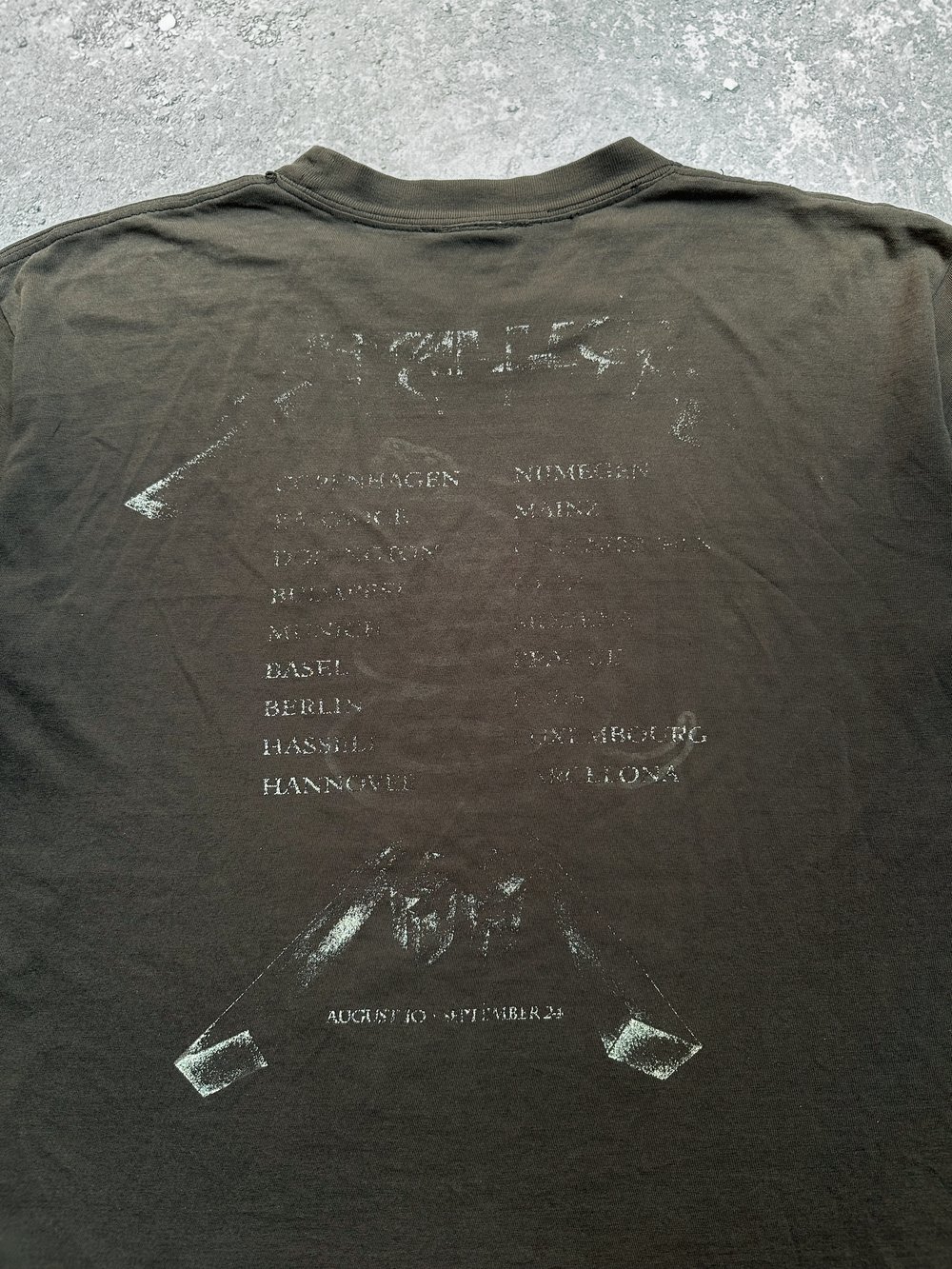 Metallica 1990 ‘Black Album’ T-Shirt