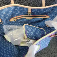 Image 2 of Denim Carry All Tote