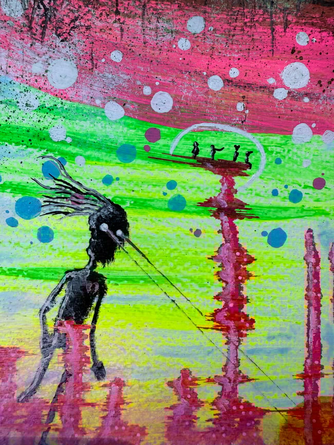 “Apocalypse Swoon” Painting