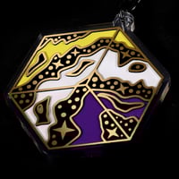 Image 1 of Nonbinary Pride Prism Acrylic Charm