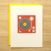 Image 1 of Turntable Note Card