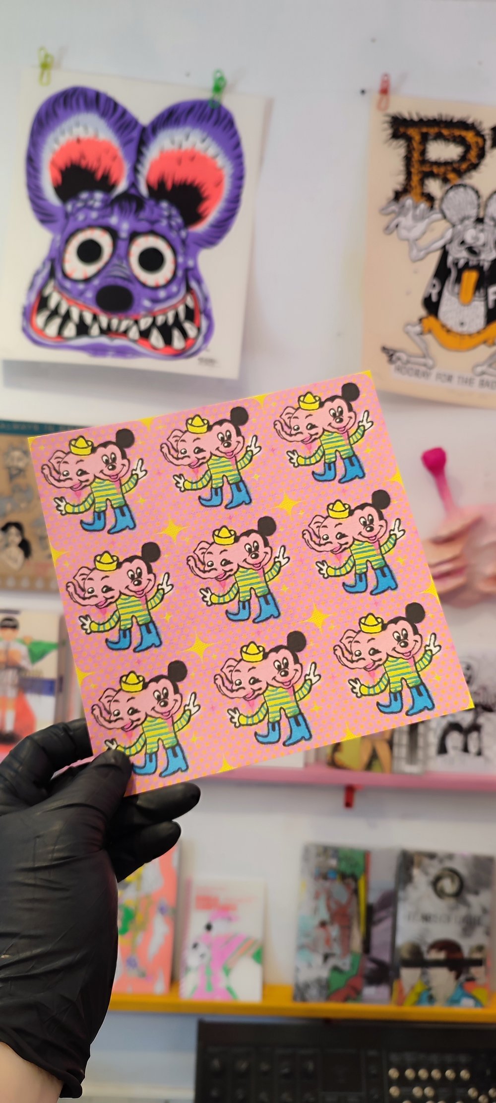 Image of MOUSE ELEPHANT/ BLOTTER ART 
