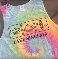 Pastel Tie Dye Boats & Sunshine Tank