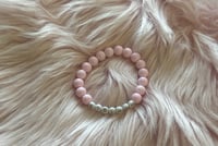 Image 2 of Mama’s Girl Vibe – Pink Beaded Bracelet 