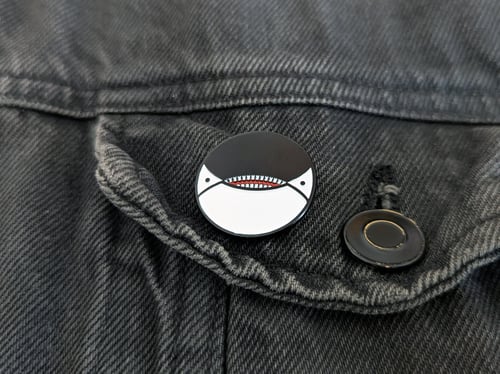 Image of Orca Face Flag Enamel Pin