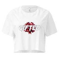 Image 2 of Kill Love #Gifted Women’s crop top (White)