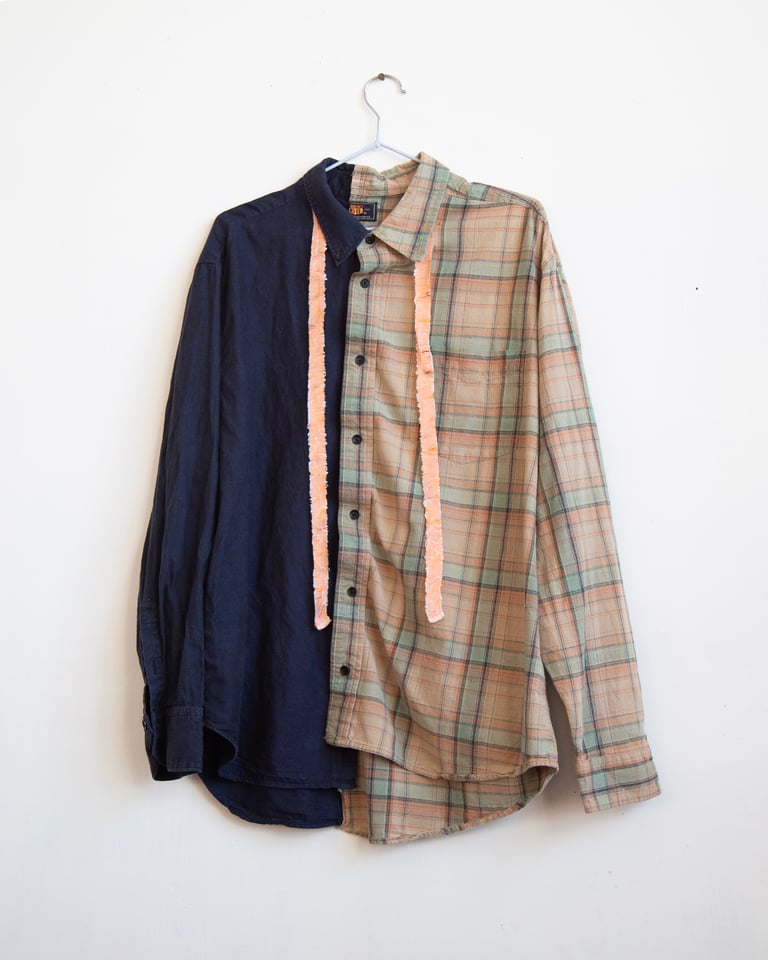 Off duty splice shirt