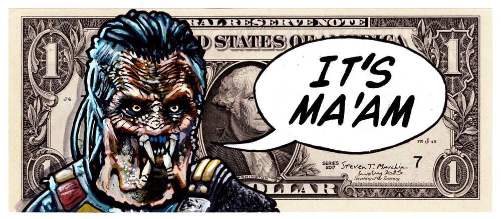 Image of Real Dollar Original. Pronoun Predator.