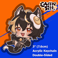 Punk Rock Caitie Sith Keychain