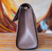 Image of Vtg. Gucci Large Brown Monogram Clutch.