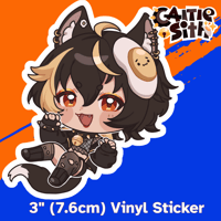 Punk Rock Caitie Sith Vinyl Sticker - PREORDER