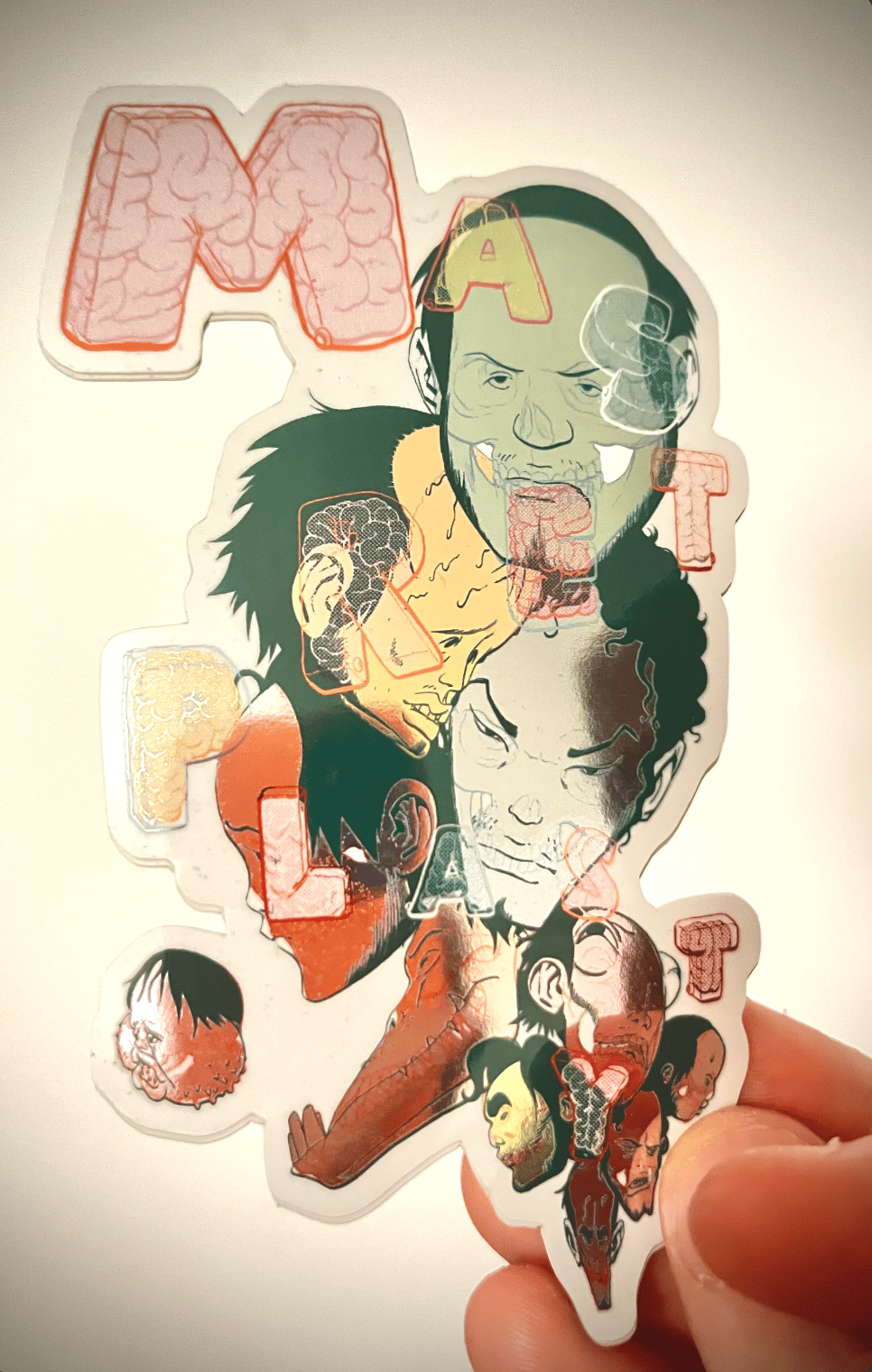 Masterplasty 10th Mirror Die Cut Sticker