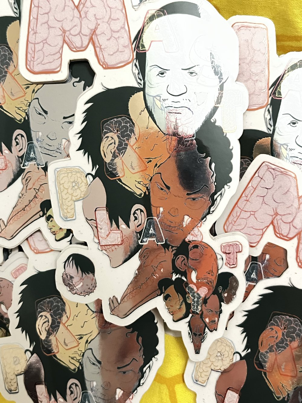 Masterplasty 10th Mirror Die Cut Sticker