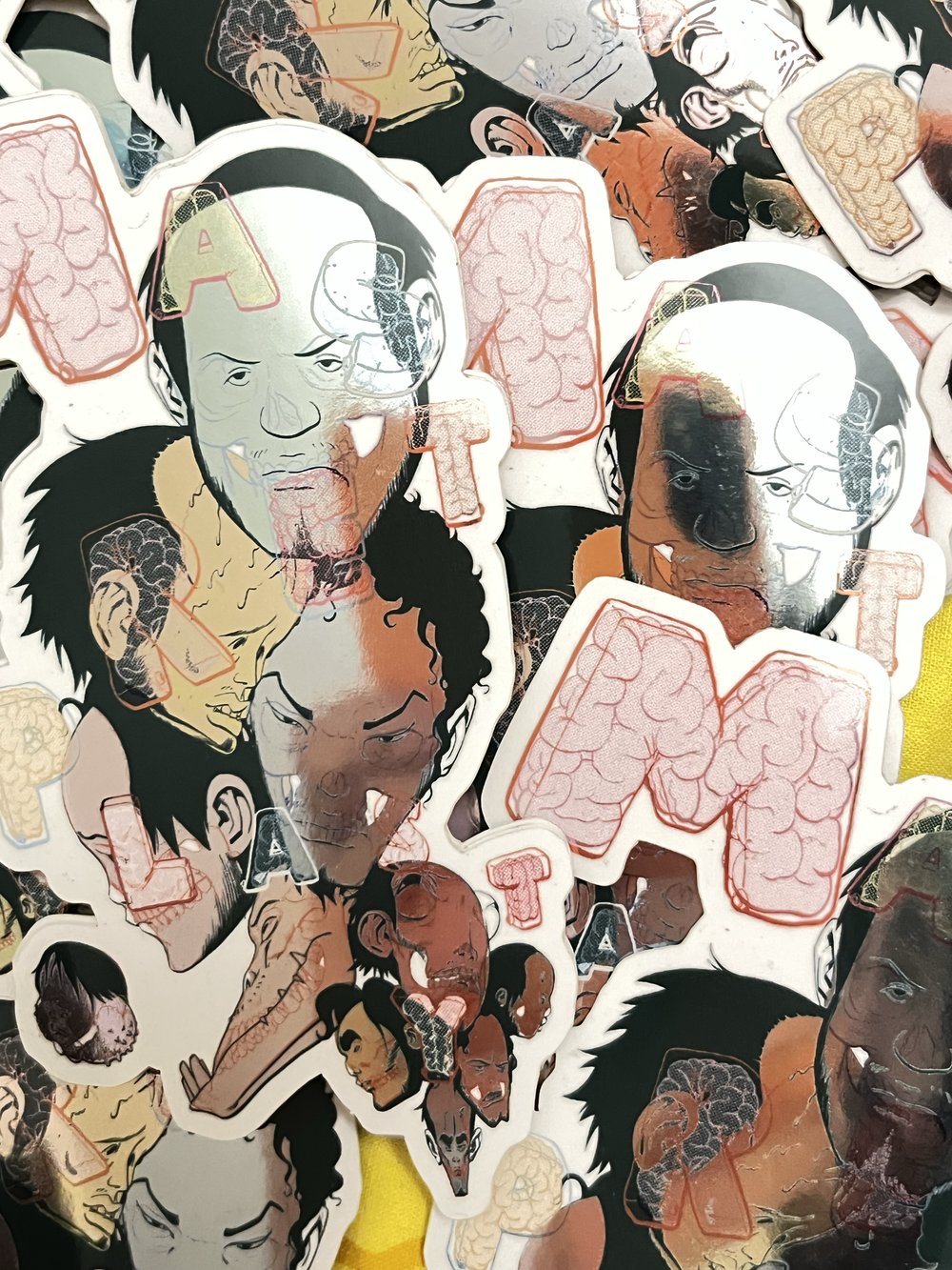 Masterplasty 10th Mirror Die Cut Sticker