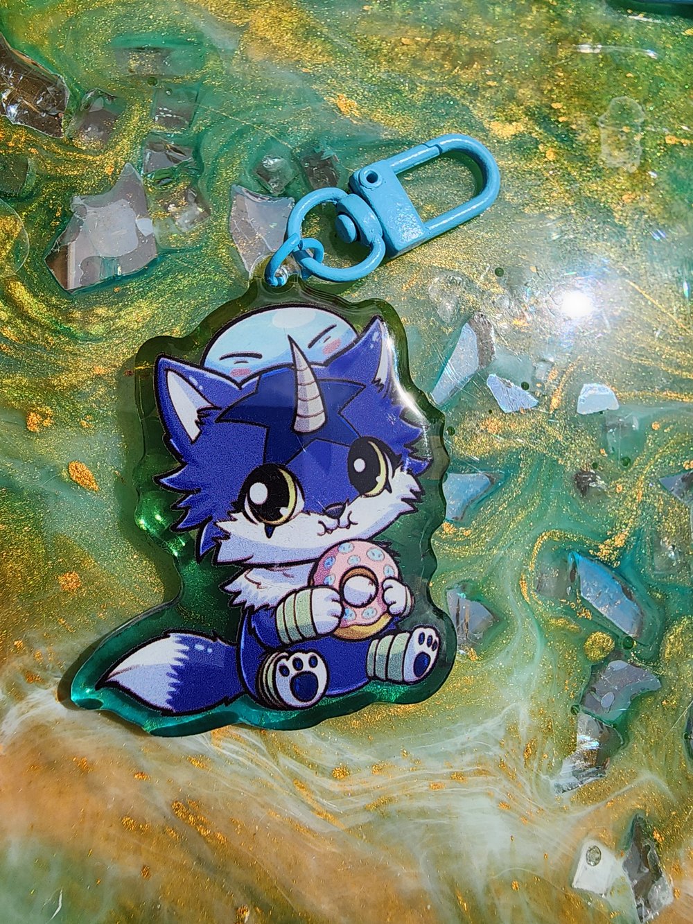 Image of Slime Wolf Keychains