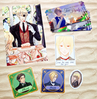 Image 2 of Moriarty Cupsleeve Merchandise (From the William Moriarty Tea Party 2025)