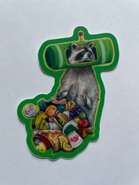 Image 4 of Katamari Trash Panda Sticker