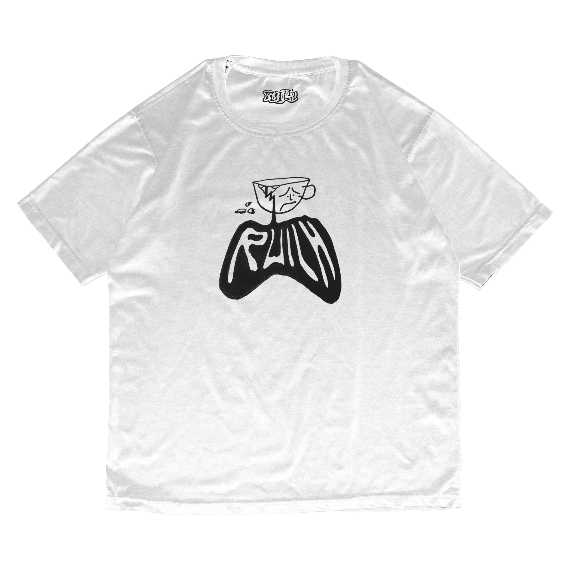 Image of WHITE SAD TEE
