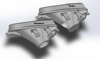 Image 4 of 92-95 Civic Hatch/Coupe/Sedan headlight duct kit