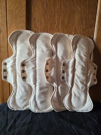Image 2 of Un-dyed/Un-bleached Cotton Heavy Absorbency Pad Set of 4