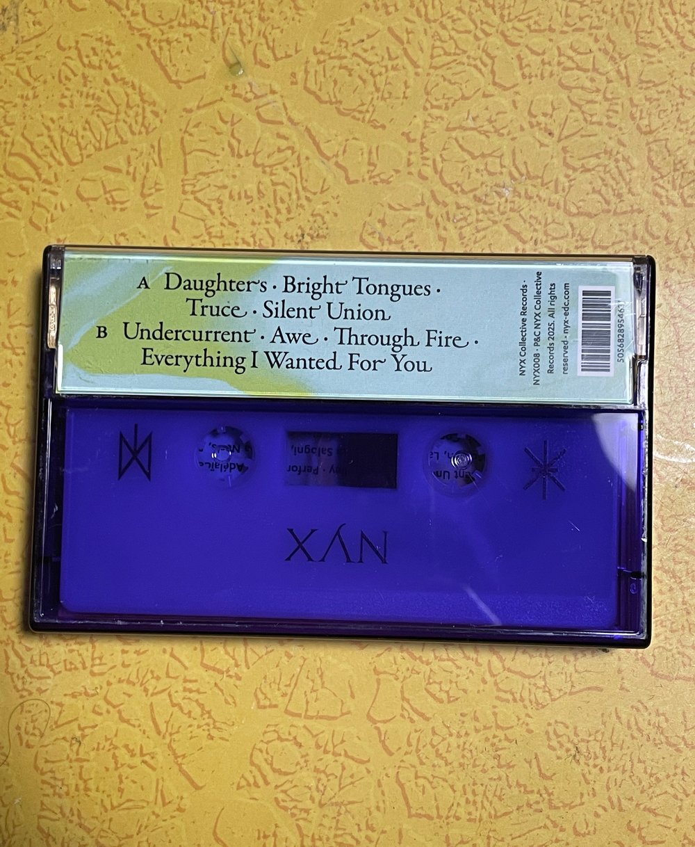Cass: NYX - S/T (2025) Limited Edition of 100 Glow in the dark cassette pagan drone choir