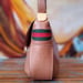 Image of Vtg Gucci Tan Saddle Leather Shoulder Bag
