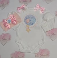 Image 1 of Fathers day pink bear 2 piece set 