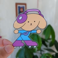 Image 1 of Skate Dog Sticker