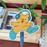 Image 2 of Beary Excited Sticker