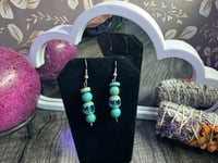 Image 2 of Turquoise Dangle Earrings