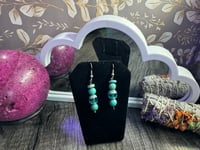 Image 3 of Turquoise Dangle Earrings
