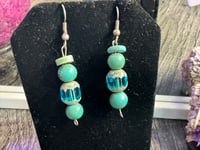 Image 4 of Turquoise Dangle Earrings