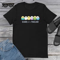 Image 3 of Budgie Borbs of a Feather Unisex T-shirt