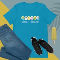 Image 2 of Budgie Borbs of a Feather Unisex T-shirt