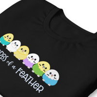 Image 7 of Budgie Borbs of a Feather Unisex T-shirt