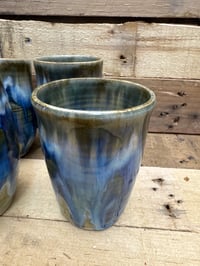 Image 7 of set of 4 - 4” to 5.5” tall cups from the River collection
