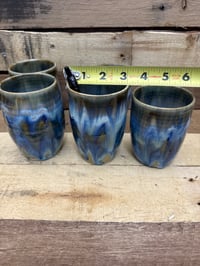 Image 10 of set of 4 - 4” to 5.5” tall cups from the River collection