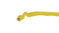 Image 3 of PRE-ORDER Deepsea Collab American FKM Yellow Divecore HP Professional Diving Watch Strap 
