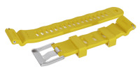Image 2 of PRE-ORDER Deepsea Collab American FKM Yellow Divecore HP Professional Diving Watch Strap 