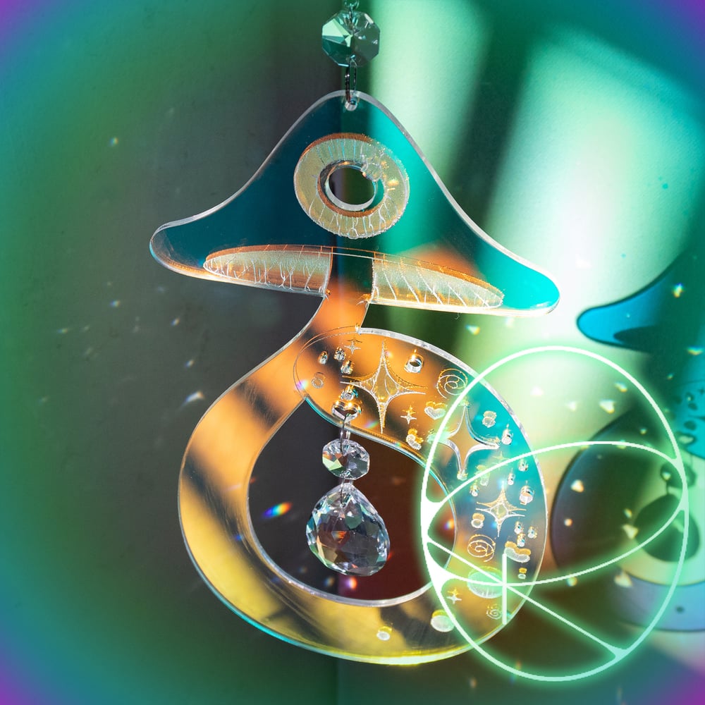Image of Mushroom Suncatcher