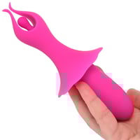 Image 5 of Sienna Fluttering Silicone Vibe in Pink